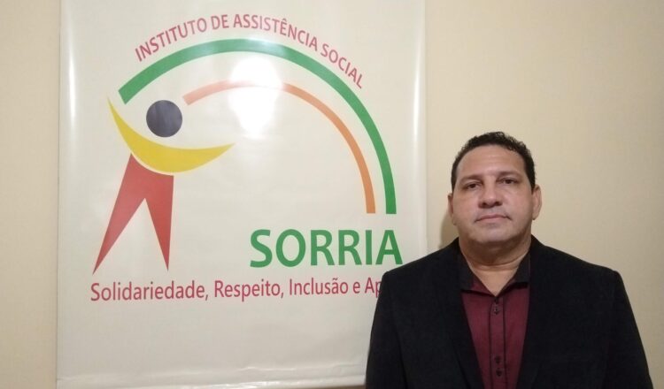 Coordenador do Instituto Sorria, Jacson Cardoso Chagas.